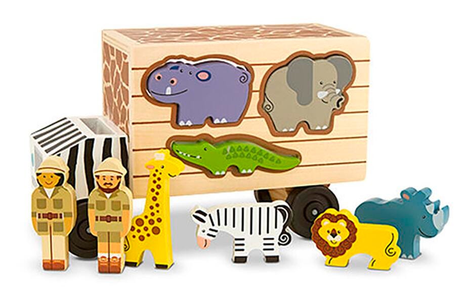 Melissa and doug safari animal rescue truck on sale